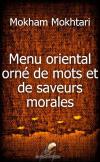 Menu oriental orné de mots et de saveurs morales 